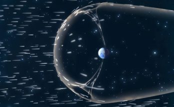 Partikel matahari pick up ions