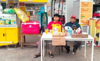 pom bensin shell jual makanan